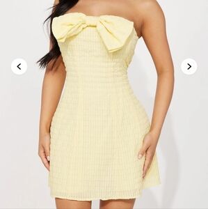 TAKE A BOW MINI DRESS